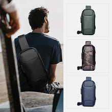 Load image into Gallery viewer, Anti Theft Waterproof Crossbody Bag, Sling Bag with USB Charging Port