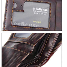 Load image into Gallery viewer, Men's Large Capacity Short Wallet