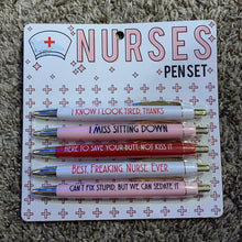 Load image into Gallery viewer, Nurses Pen Set(set of 5)