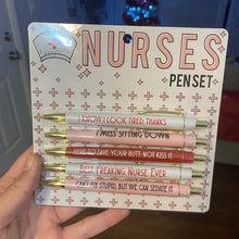 Load image into Gallery viewer, Nurses Pen Set(set of 5)