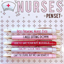Load image into Gallery viewer, Nurses Pen Set(set of 5)