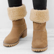 Load image into Gallery viewer, Heatseeker Women's Thermal Calf Wedge Boots