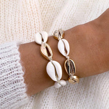 Load image into Gallery viewer, Women Cowrie Shell Bracelets Delicate Rope Chain Bracelet