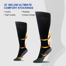 Load image into Gallery viewer, 35˚ Below Ultimate Comfort Stockings, 2 Pairs in Black