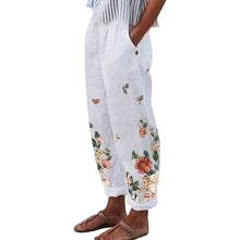 Load image into Gallery viewer, Women's Leisure Printed Pocket Casual Pants