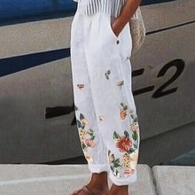Load image into Gallery viewer, Women's Leisure Printed Pocket Casual Pants