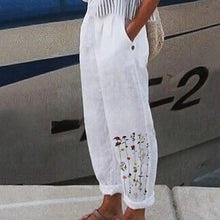 Load image into Gallery viewer, Women's Leisure Printed Pocket Casual Pants