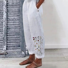 Load image into Gallery viewer, Women's Leisure Printed Pocket Casual Pants