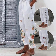 Load image into Gallery viewer, Women's Leisure Printed Pocket Casual Pants