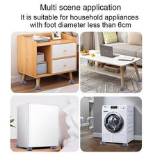 Load image into Gallery viewer, Non-Vibration Rubber Washing Machine Feet-4PS