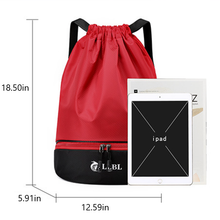Load image into Gallery viewer, Wet & Dry Separation Drawstring Bag
