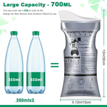 Load image into Gallery viewer, Portable Travel Pee Bags (700ML)