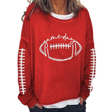 Load image into Gallery viewer, Women's Gameday Football Lover Casual Long-Sleeve T-Shirt