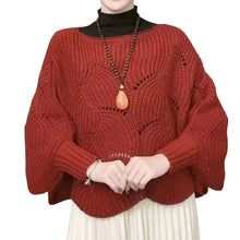 Load image into Gallery viewer, Bat Sleeve Knitting Shawl