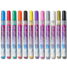 Load image into Gallery viewer, 12 Colors Ultra Thin Curve Manicure Marker