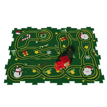 Load image into Gallery viewer, Children's Educational Puzzle Railway Car Playset