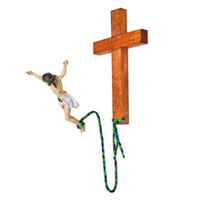 Load image into Gallery viewer, Bungee Jumping Jesus Religious Decoration
