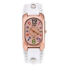 Load image into Gallery viewer, Vintage Leather Quartz Stone Women's Watch