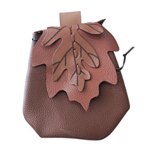 Load image into Gallery viewer, Medieval Renaissance Leather Drawstring Coin Pouch Bag