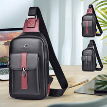 Load image into Gallery viewer, Sling Bag for Men Vintage Waterproof Leather Business Crossbody Bag