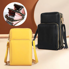 Load image into Gallery viewer, Three-layer Zipper Multifunctional Mobile Phone Bag