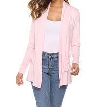 Load image into Gallery viewer, Women's Casual Lightweight Open Front Long Sleeve Cardigans
