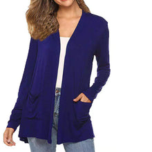 Load image into Gallery viewer, Women's Casual Lightweight Open Front Long Sleeve Cardigans