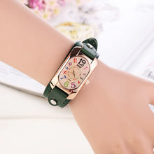 Load image into Gallery viewer, Vintage Leather Quartz Stone Women's Watch