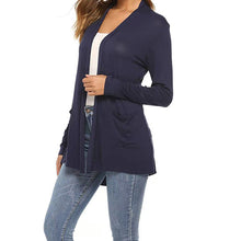 Load image into Gallery viewer, Women's Casual Lightweight Open Front Long Sleeve Cardigans