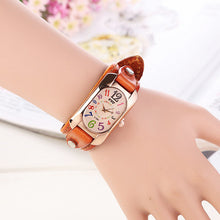 Load image into Gallery viewer, Vintage Leather Quartz Stone Women's Watch