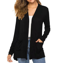 Load image into Gallery viewer, Women's Casual Lightweight Open Front Long Sleeve Cardigans
