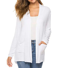 Load image into Gallery viewer, Women's Casual Lightweight Open Front Long Sleeve Cardigans