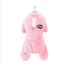 Load image into Gallery viewer, Fleece Pet Elastic Jumpsuit with Pull Ring
