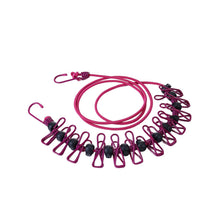 Load image into Gallery viewer, Portable Elastic Travel Clothes Rack
