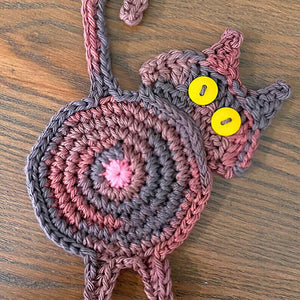 🐱Funny Cat Butt Coasters Cat Butt Cup Mat Knitted Gift for Cat Fans