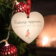 Load image into Gallery viewer, Ceramic Heart Hanging Ornament
