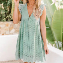 Load image into Gallery viewer, California Lace Dress Romper

