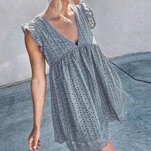 Load image into Gallery viewer, California Lace Dress Romper

