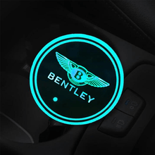 Load image into Gallery viewer, 7 Colors Led Changing USB Charging Car Logo Cup Lights up Holder
