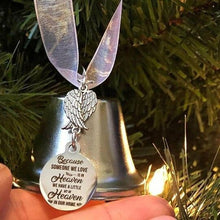 Load image into Gallery viewer, Christmas ornaments angel wings bell-memorial christmas gift
