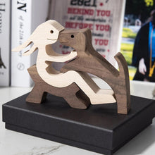Load image into Gallery viewer, Gift For Pet Lovers - Wood Sculpture Table Ornaments - The Love Between You And Your Fur-Friend

