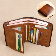 Load image into Gallery viewer, RFID Tri-Fold Retro Wallet
