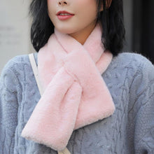 Load image into Gallery viewer, Faux Fur Crossover Scarf
