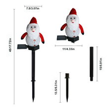 Load image into Gallery viewer, Waterproof Solar Snowman Lamp
