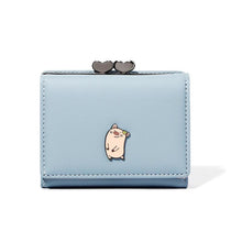 Load image into Gallery viewer, Three Folding Multi-Card Female Wallet
