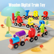 Load image into Gallery viewer, Wooden Digital Train Toy
