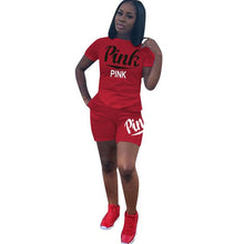 Load image into Gallery viewer, Letter Printed Sports Suit

