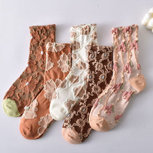 Load image into Gallery viewer, Womens Floral Cotton Socks (10 Pairs)
