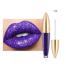 Load image into Gallery viewer, Diamond Lip Gloss Matte To Glitter Liquid Lipstick Waterproof
