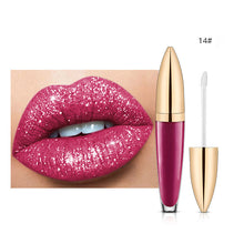 Load image into Gallery viewer, Diamond Lip Gloss Matte To Glitter Liquid Lipstick Waterproof
